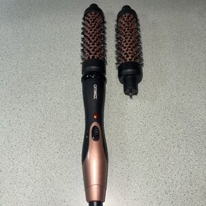 Amika Blowout Babe Extra Interchangeable Thermal Hair Brushes  Rose Gold Heat
